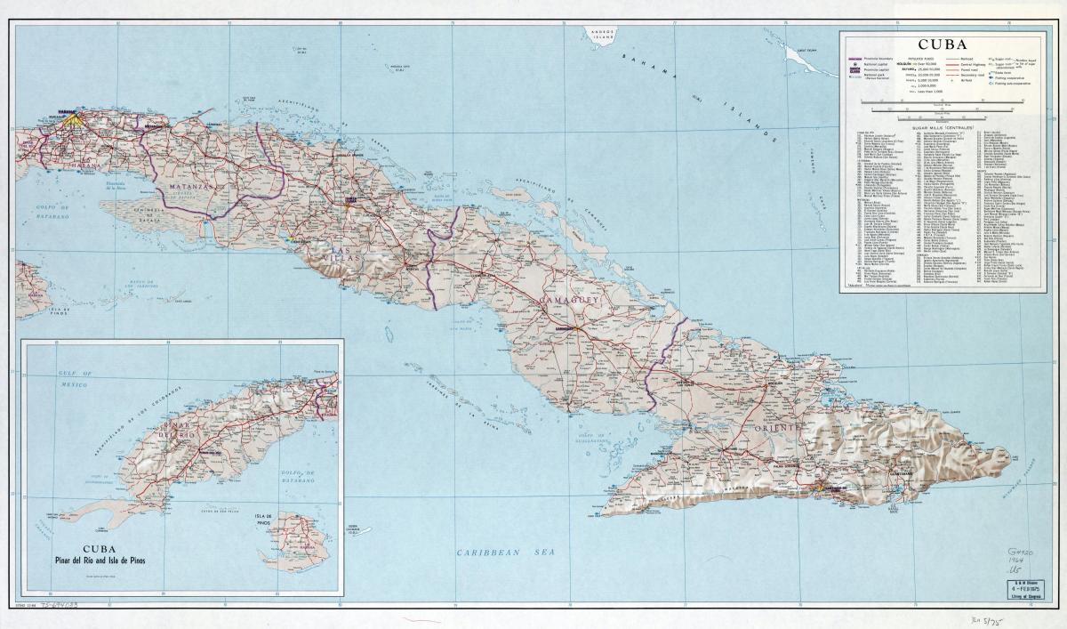 Mapa miasta Kuba